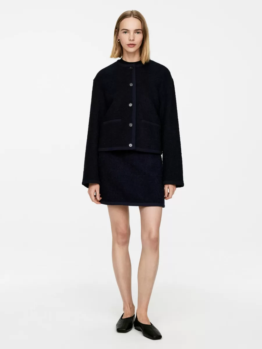 Blazers | Manteaux Et Vestes-ARKET Veste en laine et alpaga Bleu foncé