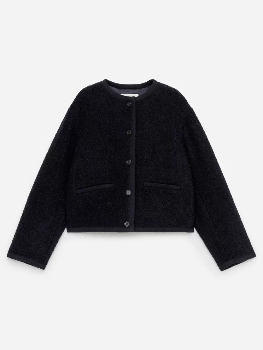 Blazers | Manteaux Et Vestes-ARKET Veste en laine et alpaga Bleu foncé