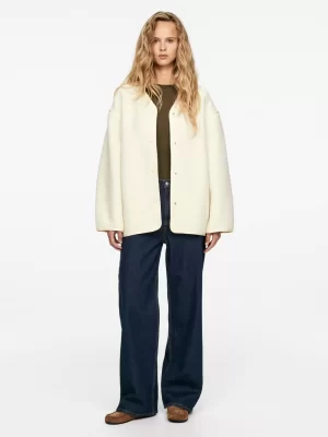 Blazers | Manteaux Et Vestes-ARKET Veste en mélange de laine Blanc