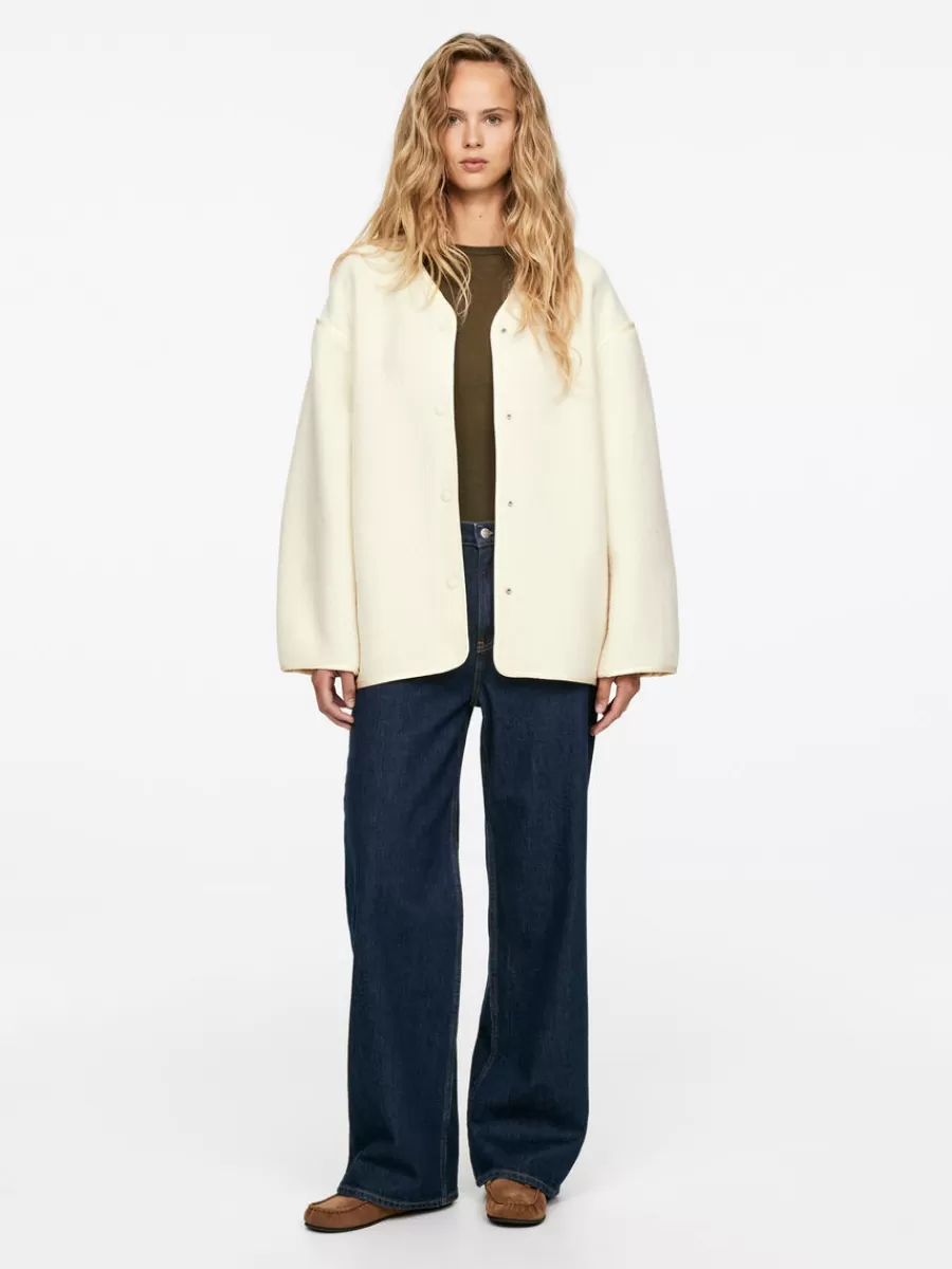 Blazers | Manteaux Et Vestes-ARKET Veste en mélange de laine Blanc