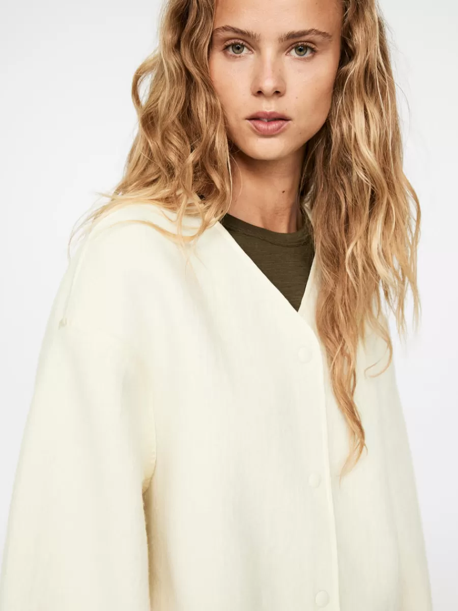 Blazers | Manteaux Et Vestes-ARKET Veste en mélange de laine Blanc