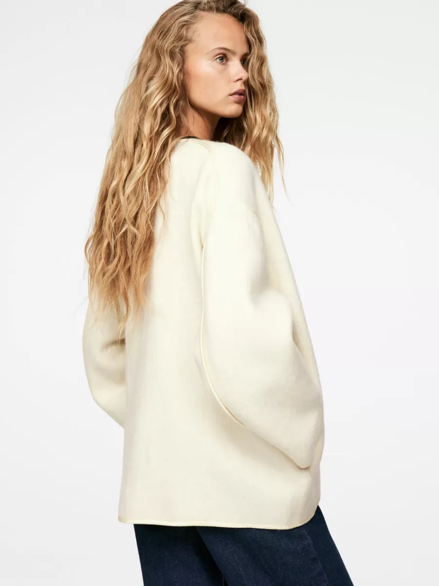 Blazers | Manteaux Et Vestes-ARKET Veste en mélange de laine Blanc