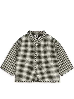 Vestes Et Combinaisons-ARKET Veste matelassée Blanc/Noir