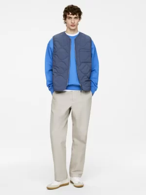 Manteaux Et Vestes-ARKET Veste matelassée sans manches 2-en-1 Bleu
