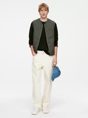 Manteaux Et Vestes-ARKET Veste matelassée sans manches 2-en-1 Vert