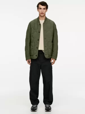 Manteaux Et Vestes-ARKET Veste matelassée Upcycled Down Vert