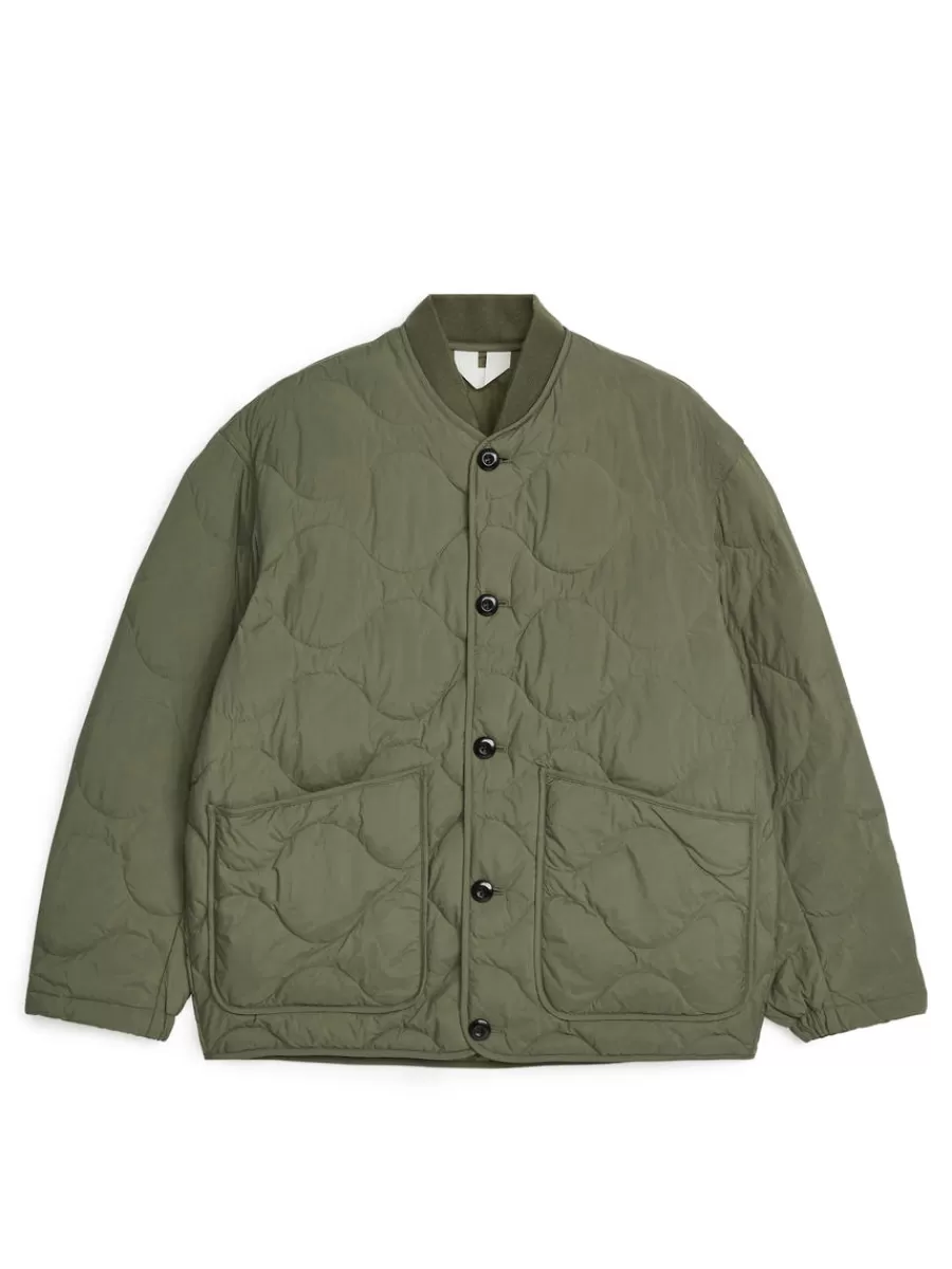 Manteaux Et Vestes-ARKET Veste matelassée Upcycled Down Vert