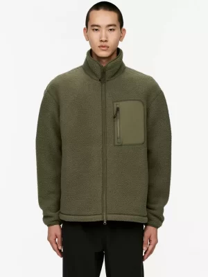 Sweats Et Pulls À Capuche | Manteaux Et Vestes-ARKET Veste polaire Vert kaki