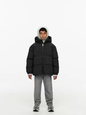 Manteaux Et Vestes | Manteaux Et Vestes-ARKET Veste Upcycled Down Noir