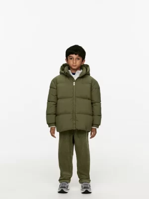Manteaux Et Vestes | Manteaux Et Vestes-ARKET Veste Upcycled Down Vert kaki
