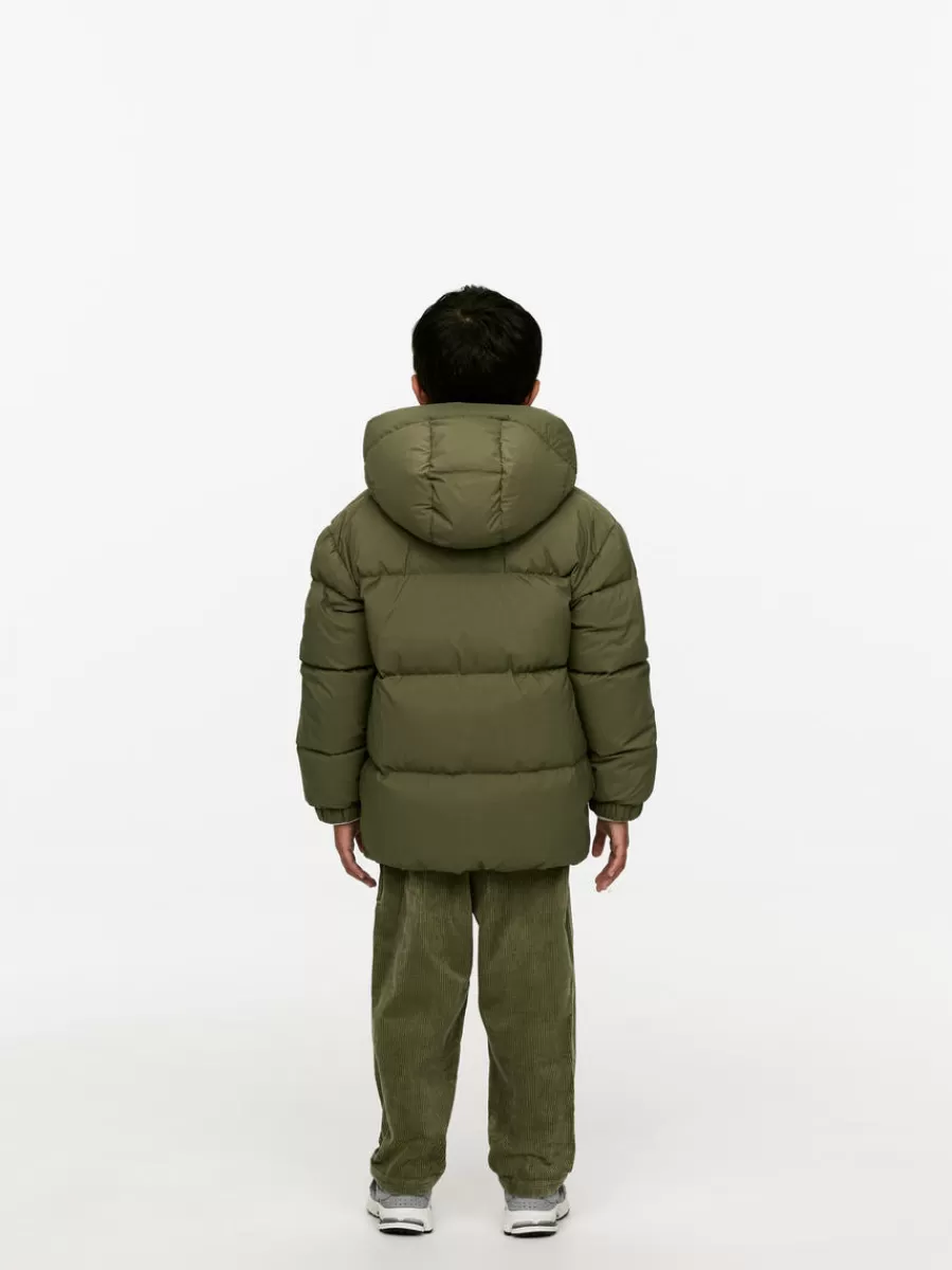 Manteaux Et Vestes | Manteaux Et Vestes-ARKET Veste Upcycled Down Vert kaki