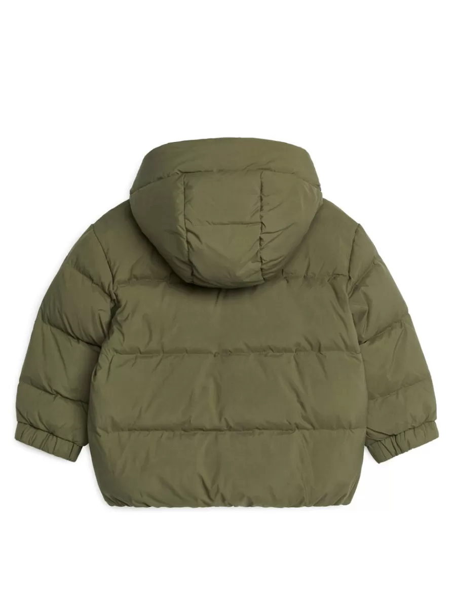 Manteaux Et Vestes | Manteaux Et Vestes-ARKET Veste Upcycled Down Vert kaki